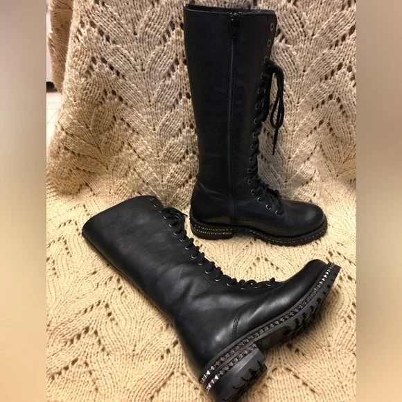 Steve Madden ‘Lakewood’ knee high studded boot - Picture 3 of 8